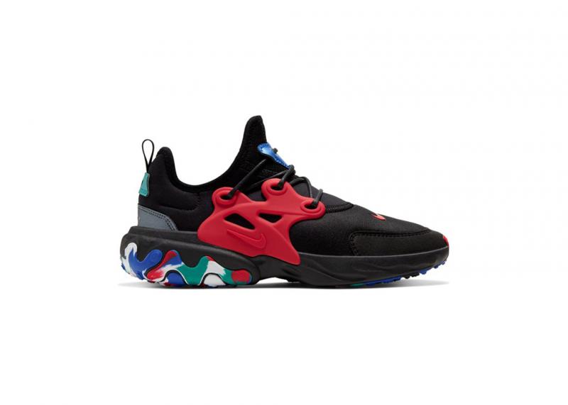 Nike presto hotsell react black red