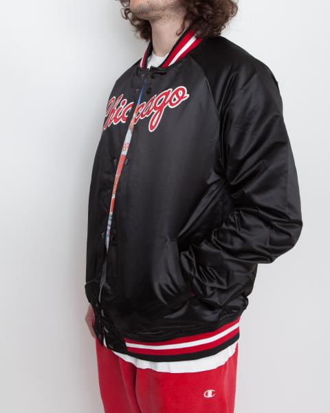 MITCHELL & NESS - Men - Chicago Bulls Satin Jacket - Black