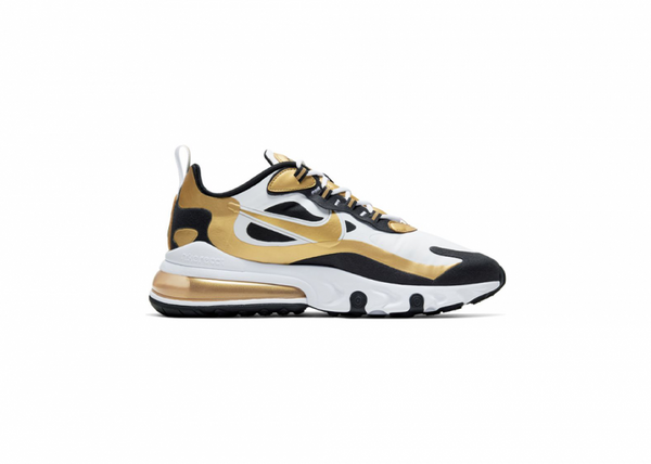 Nike - Men - Air Max 270 React - White/Metallic Gold/Black