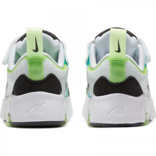 Nike - Boy - TD Air Max 200 SE - White/Black/Electric Green/Oracle Aqua