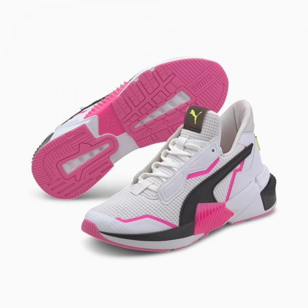 PUMA - Women - W Provoke XT - White/Black/Pink – Nohble