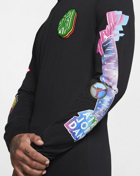 Jordan - Men - Photo Repeat Longsleeve Tee - Black