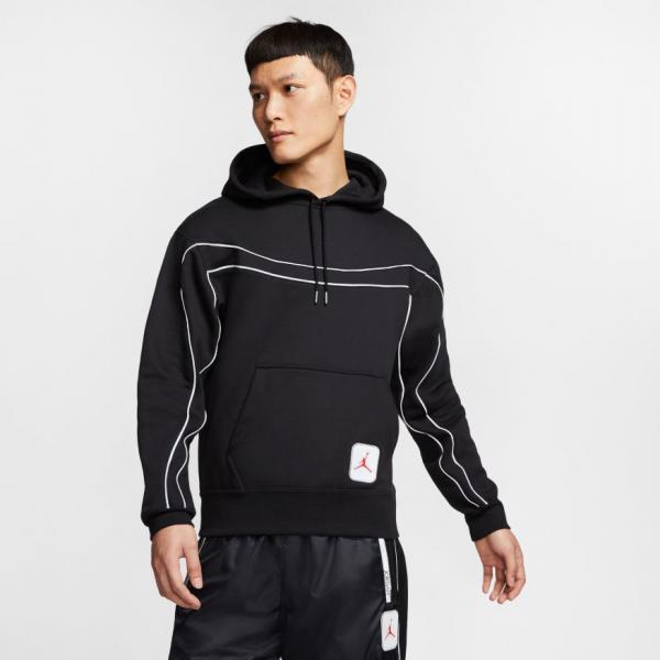 Jordan - Men - Aj5 Pullover Hoodie - Black/University Red