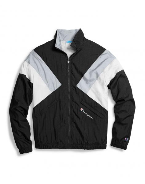 Black and 2025 white champion jacket