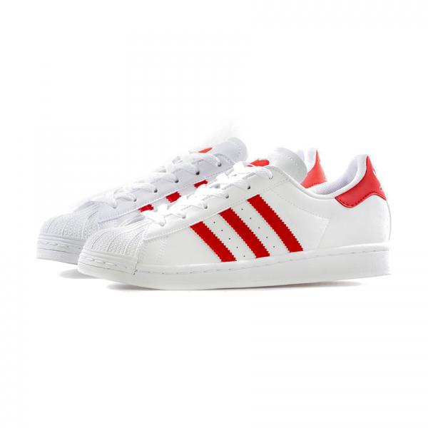 adidas GS Superstar - White/Red