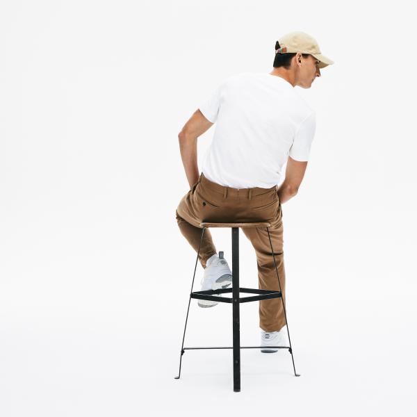 Lacoste - Men - Repeat Logo Tee - White