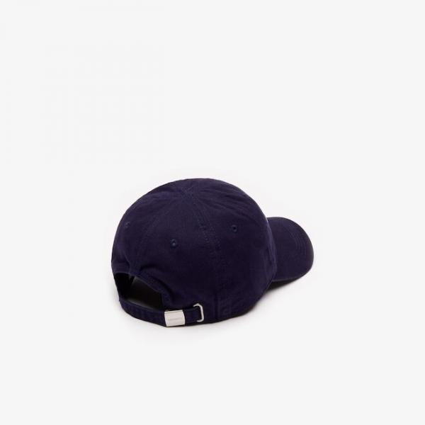 Lacoste - Men - Big Croc Dad Hat - Navy
