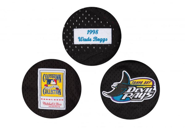 MITCHELL & NESS - Men - Wade Boggs Rays BP Jersey - Black