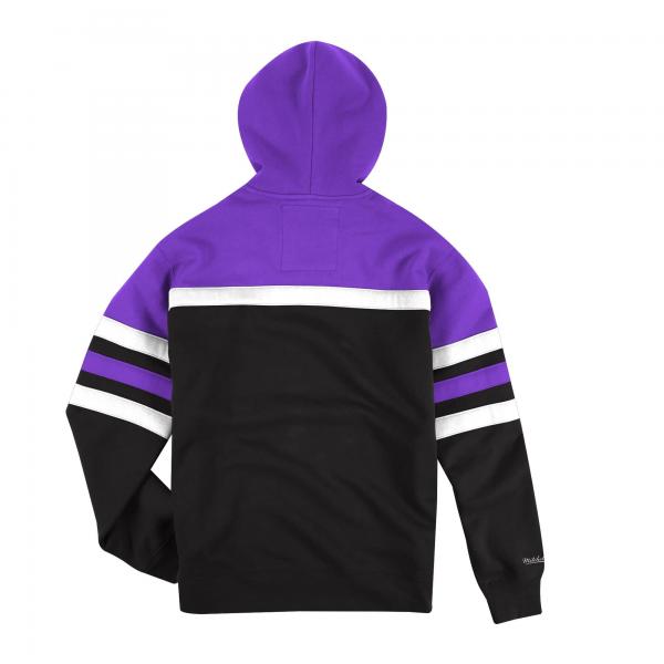 MITCHELL & NESS - Men - Toronto Raptors Head Coach Hoodie - Purple/Black