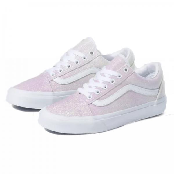 VANS - Women - W Old Skool - UV Pink/White Glitter