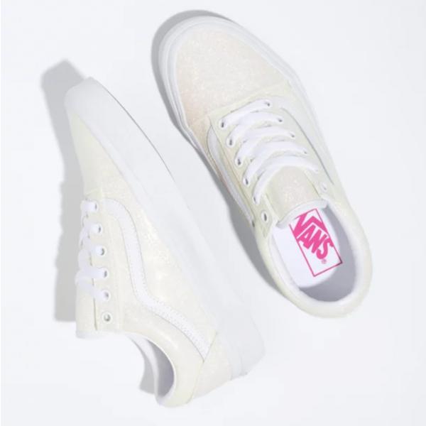 VANS - Women - W Old Skool - UV Pink/White Glitter