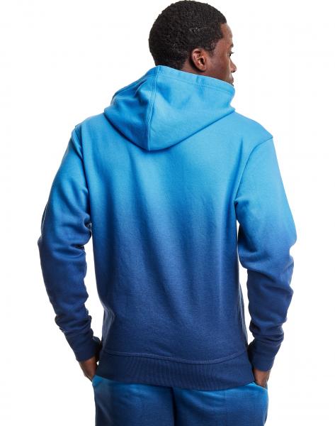 CHAMPION - Men - Specialty Dye Fleece Hoodie - Dip Dye Blue/Navy