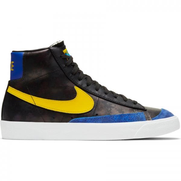 Nike - Men - Blazer Mid '77 Vintage - Black/Speed Yellow