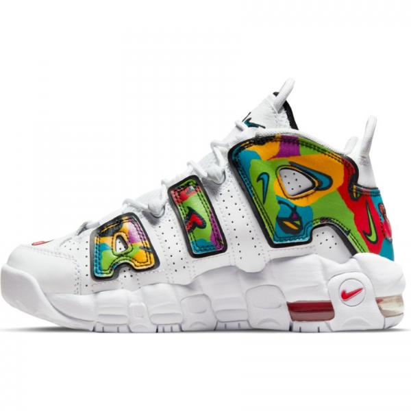 Nike - Boy - GS Air More Uptempo - White/University Red/Black
