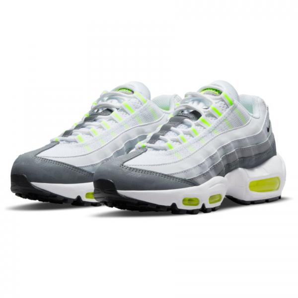 Nike - Boy - GS Air Max 95 Recraft - White/Black/Cool Grey