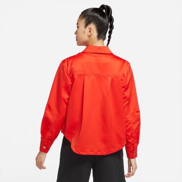 Jordan - Women - Full Zip Jacket - Habanero Red/Brushed Silver