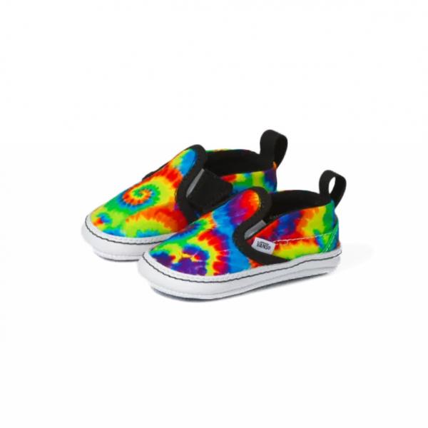 VANS - Boy - Crib Slip-On - Spiral Tie Dye
