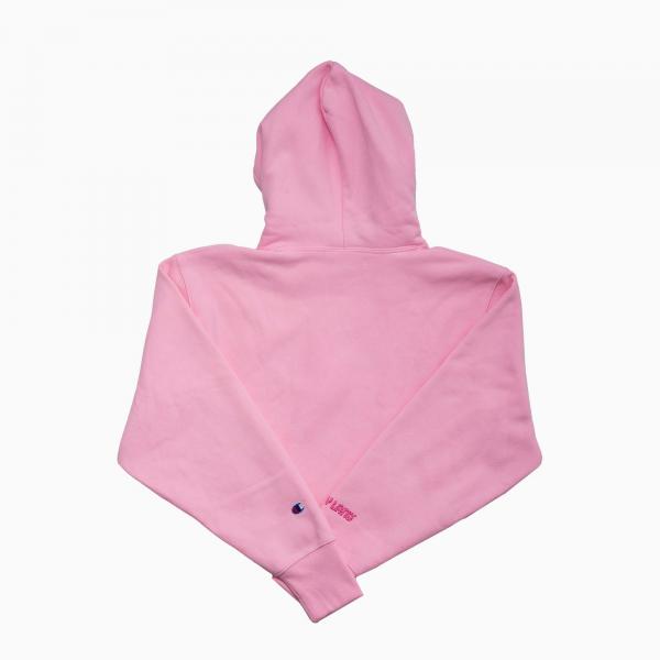 CHAMPION - Women - Candyland Cropped RW Pullover Hoodie - Pink