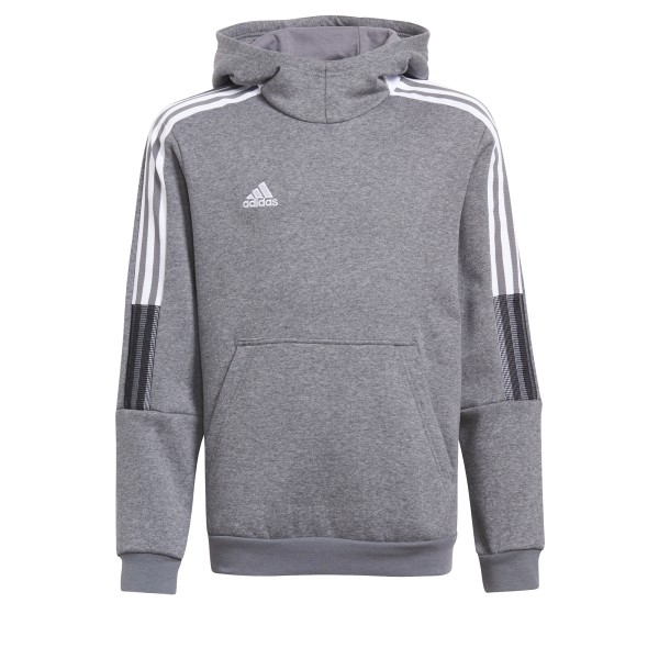adidas - Boys - Tiro21 Sweat Hoodie - Grey Four Mel-Sld