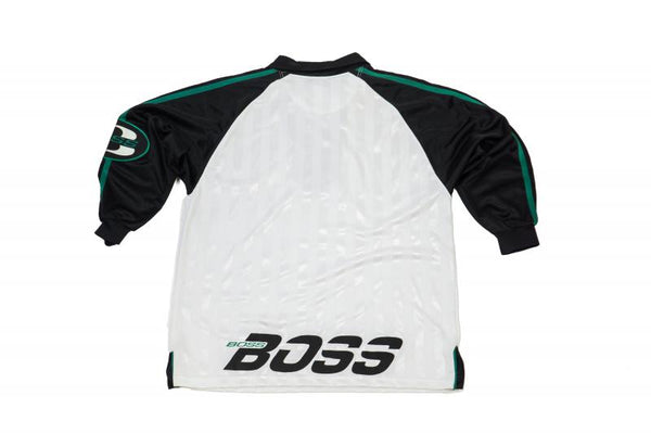 Vintage - Men - Boss Half Zip-Up Jersey - White/Black