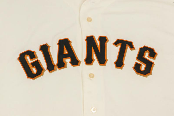 Vintage - Men - Majestic San Francisco Giants Jersey - Off-White/Black/Orange