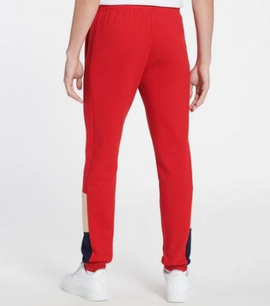Lacoste - Men - Printed Colorblock Sweatpant - Red