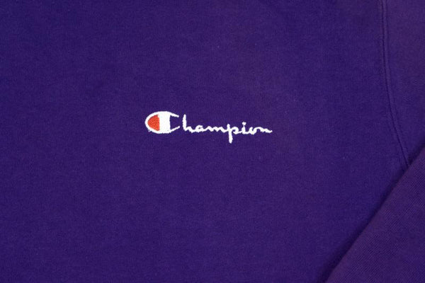 Vintage - Men - Champion Pullover Hoodie - Dark Purple