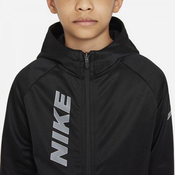 Nike - Boy - Therma Fit Full-Zip Hoodie - Black/White
