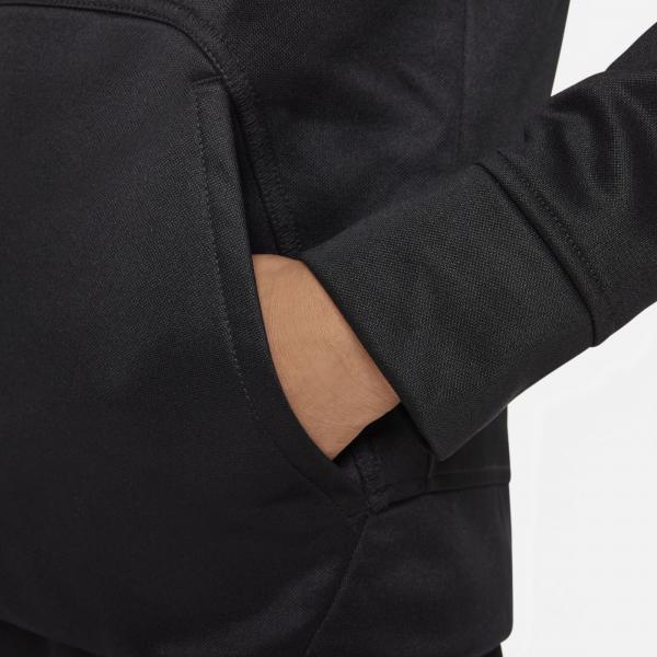 Nike - Boy - Therma Fit Full-Zip Hoodie - Black/White