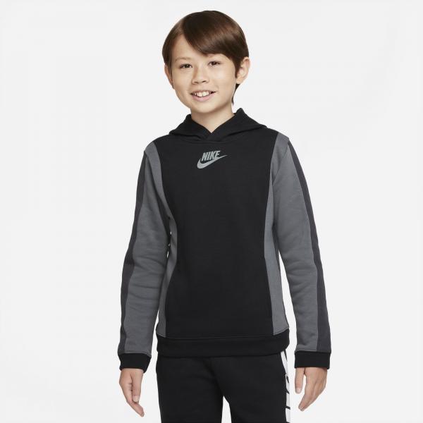 Nike - Boy - Amplify Pullover Hoodie - Black/DK Smoke Grey
