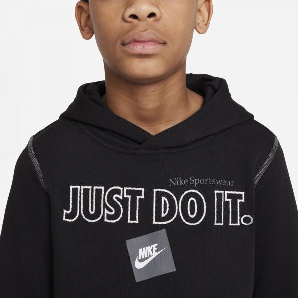 Nike - Boy - JDI Pullover Hoodie - Black/Iron Grey