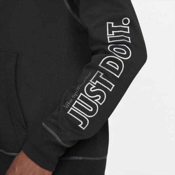 Nike - Men - NSW Just Do It Hoodie - Black/Iron Grey