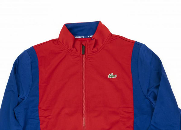 Lacoste - Men - Tricot Sweatshirt with Back Croc - Red/Blue