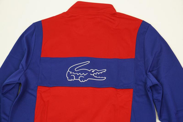 Lacoste - Men - Tricot Sweatshirt with Back Croc - Red/Blue
