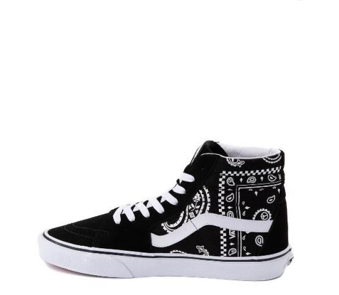 peacestyle-sk8-senaスナップオン 210RAFSM VANS - Men - Peace Paisley SK8-HI - Black/White – Nohble