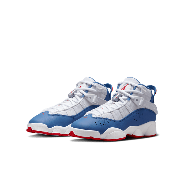 Jordan - Boy - GS 6 Rings - White/True Blue/University Red