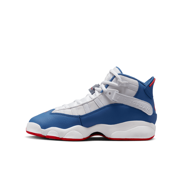 Jordan - Boy - GS 6 Rings - White/True Blue/University Red
