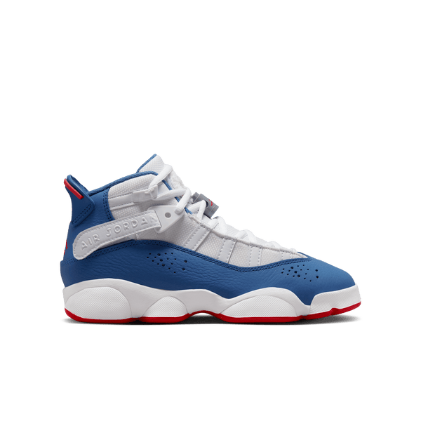 Jordan - Boy - GS 6 Rings - White/True Blue/University Red