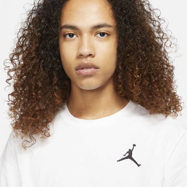 Jordan - Men - Jumpman Short Sleeve Tee - White/Black