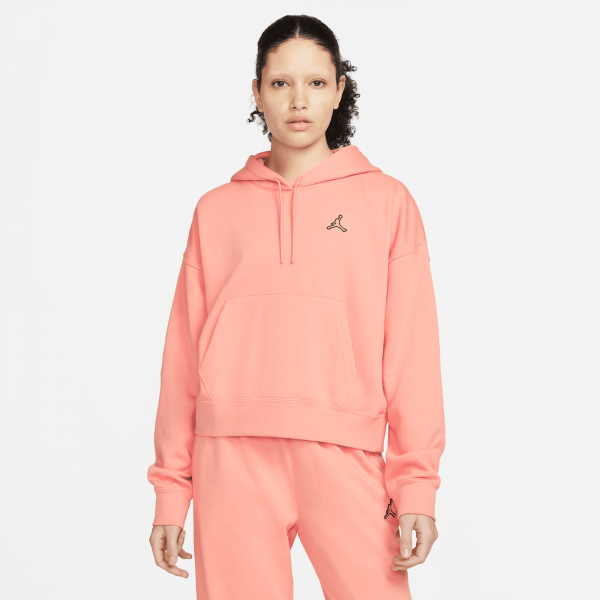 Jordan - Women - Essential Fleece Pullover Hoodie - LT Madder Root