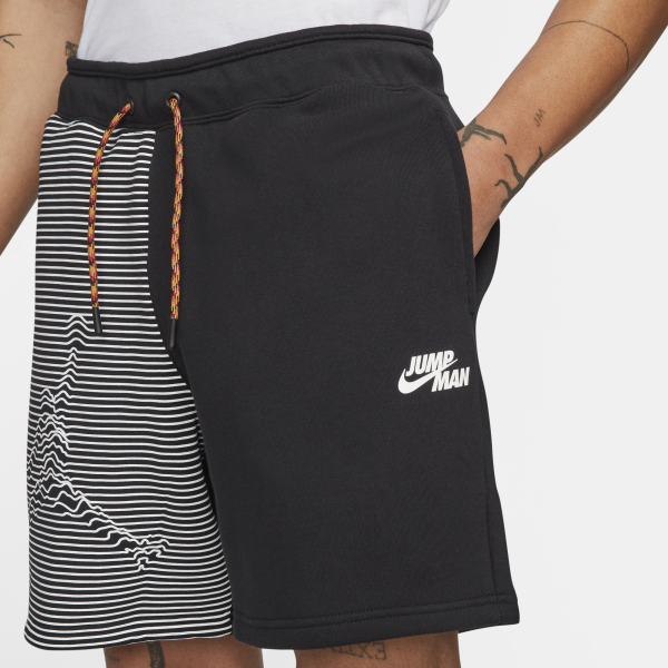 Jordan - Men - Jumpman Fleece Short - Black/White