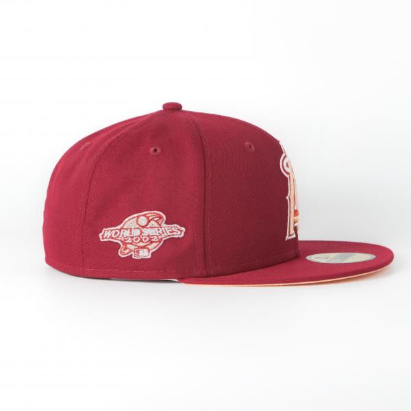 NEW ERA - Accessories - Anaheim Angels 2002 WS Custom Fitted - Red/Peach