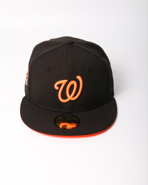 NEW ERA - Accessories - Washington Nationals 2008 Inaugural Custom Fitted - Black/Orange