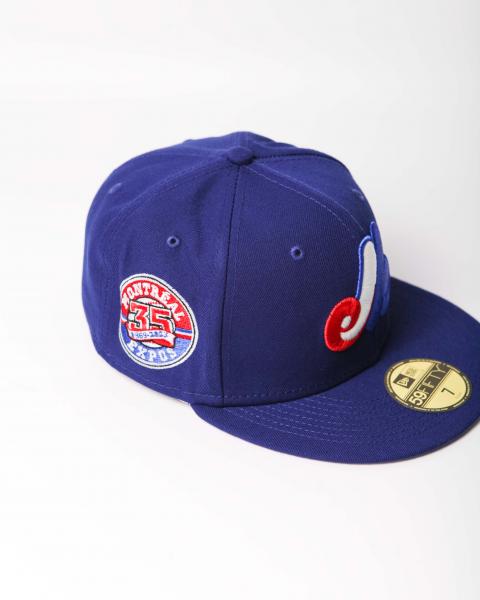 NEW ERA - Accessories - Montreal Expos 35th Anniv. Custom Fitted - Royal/Chrome White