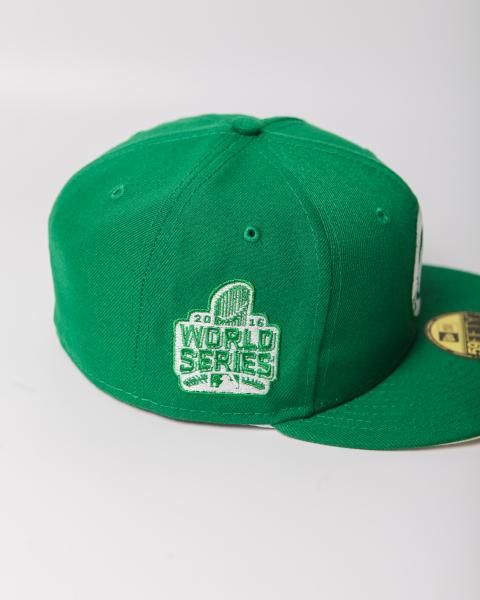 NEW ERA - Accessories - Chicago Cubs 2016 WS Custom Fitted - Green/Chrome White
