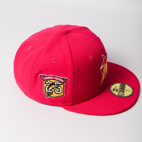 NEW ERA - Accessories - Miami Marlins 25th Anniv. Custom Fitted - Rose/Yellow