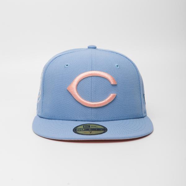 NEW ERA - Accessories - Cincinnati Reds 1953 All Star Custom Fitted - Sky Blue/Blush