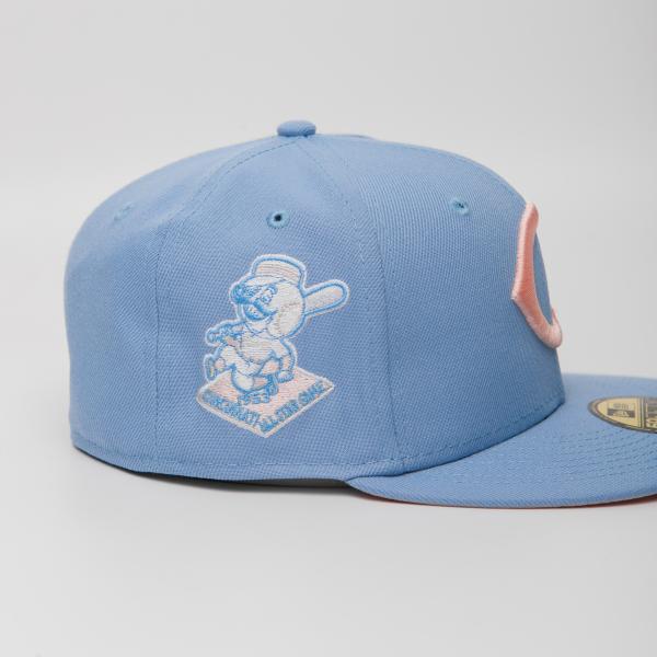 NEW ERA - Accessories - Cincinnati Reds 1953 All Star Custom Fitted - Sky Blue/Blush