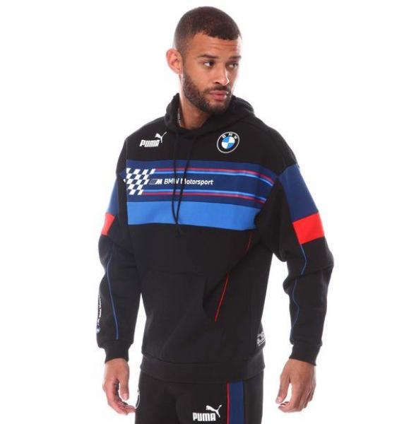 PUMA Men BMW SDS Pullover Hoodie Black