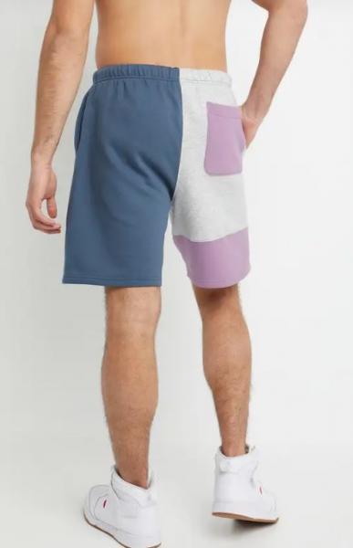CHAMPION - Men - Blocked Fleece Short - Navy/Purp/Grey
